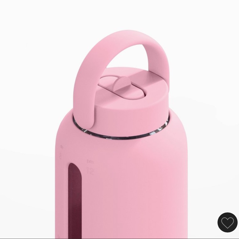BINK NWT Pink Silicone Water Bottle with Handle 27 oz - Picture 2 of 4